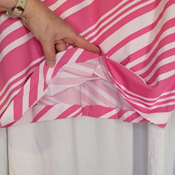 Anthony Richards Vibrant Pink and White Top - Picture 4 of 6